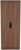 Bella Walnut Effect 2 Door Plain Tall Wardrobe