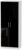 Clearance – Knightsbridge 2 Door Tall Wardrobe – High Gloss Black and White – P14
