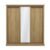 Devan Wooden Sliding Wardrobe With 3 Doors In Oak