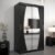 Eden Mirrored Wardrobe 2 Sliding Doors 120cm In Black