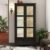 Ferrero Black and Woven Rattan 2 Door 1 Drawer Wardrobe