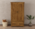 Harrogate Rustic Solid Oak Double Wardrobe