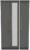 Haworth Grey 3 Door Tall Triple Wardrobe – 1 Mirror