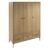 Hazel Wooden Wardrobe With 3 Doors In Oak Natural