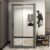 Ionia Wooden Wardrobe 120cm With 2 Sliding Doors In Grey