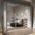 Ithaca Mirrored Wardrobe With 3 Sliding Doors In Grey