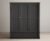 Lawson Oak and Charcoal Grey Painted Triple Wardrobe