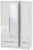 Monaco White Gloss 3 Door Tall Combi Wardrobe – 1 Mirror