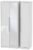 Monaco White Gloss 3 Door Tall Triple Wardrobe – 1 Mirror