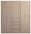 Naia Oak Effect 3 Door 3 Drawer Wardrobe