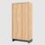 Narva Wooden Wardrobe With 2 Doors In Mountain Ash