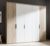 Nolte Concept Me 200 Imitation Sonoma Oak and Polar White 5 Door Folding Panorama Wardrobe – 250cm