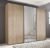 Nolte Savena Imitation Jackson Oak 3 Door Sliding Wardrobe with 1 Mirror Front – 300cm