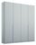 Rauch Alabama 181cm Silk Grey 4 Door Wardrobe