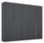 Rauch Alabama 226cm Metallic Grey 5 Door Wardrobe with Drawers