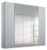 Rauch Alabama 226cm Silk Grey 5 Door Mirror Wardrobe