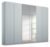 Rauch Alabama 271cm Silk Grey 6 Door Mirror Wardrobe