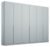 Rauch Alabama 271cm Silk Grey 6 Door Wardrobe