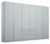 Rauch Alabama 271cm Silk Grey 6 Door Wardrobe with Drawers