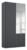 Rauch Alabama 91cm Metallic Grey 2 Door Combi Wardrobe