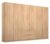 Alabama Sonoma Oak 6 Door 3 Drawer Combi Wardrobe – 271cm