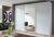 Amalfi 3 Door Mirror Sliding Wardrobe in White – W 300cm