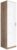 Rauch Celle 1 Door Sanremo Oak and White Gloss Wardrobe Left Hand – 47cm