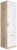 Celle 1 Door Sonoma Oak and White Gloss Combi Wardrobe Right Hand – 47cm