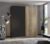 Rauch Halifax 181cm Metallic Grey and Oak 2 Door Sliding Wardrobe