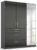 Rauch Homburg 136cm Grey 3 Door Combi Wardrobe