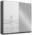 Rauch Homburg 181cm Grey and White 4 Door Combi Wardrobe