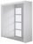 Rauch Imperial 181cm Silk Grey 2 Door Full Mirrored Sliding Wardrobe