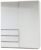 Rauch Lias 201cm 2 Door Grey Sliding Wardrobe with Drawers