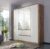 Rauch Mainz Wotan Oak and Alpine White 4 Door 2 Drawer Combi Wardrobe with 2 Mirror Front – 181cm