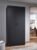 Rauch Ontario 91cm Metallic Grey 2 Door Wardrobe