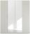 Rauch Pure Quadra-Spin 181cm Grey 4 Door Mirror Wardrobe