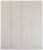 Rauch Pure Quadra-Spin 181cm Grey 4 Door Wardrobe