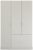Pure Quadra-Spin 3 Door Grey Combi Wardrobe – 136cm