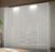 Purisma Silk Grey 5 Door 4 Drawer Combi Wardrobe with Glass Front – 251cm