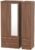 Sherwood Walnut Effect 3 Door Combi Wardrobe – 1 Mirror