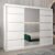 Vevey II Mirrored Wardrobe 3 Sliding Doors 250cm In White