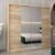 Vevey III Mirrored Wardrobe 2 Sliding Doors 200cm In Sonoma Oak