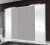 Portland 5 Door Wardrobe in White and Pebble Grey – W 250cm