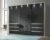 Wiemann Malibu 3 Door Sliding Wardrobe in Graphite Glass and White Carcase