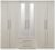 York Cashmere 6 Door Tall Mirror Combi Wardrobe